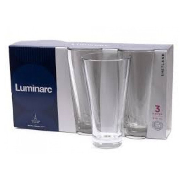 Набір склянок високих 350мл «Luminarc» Shetland 3шт P1432