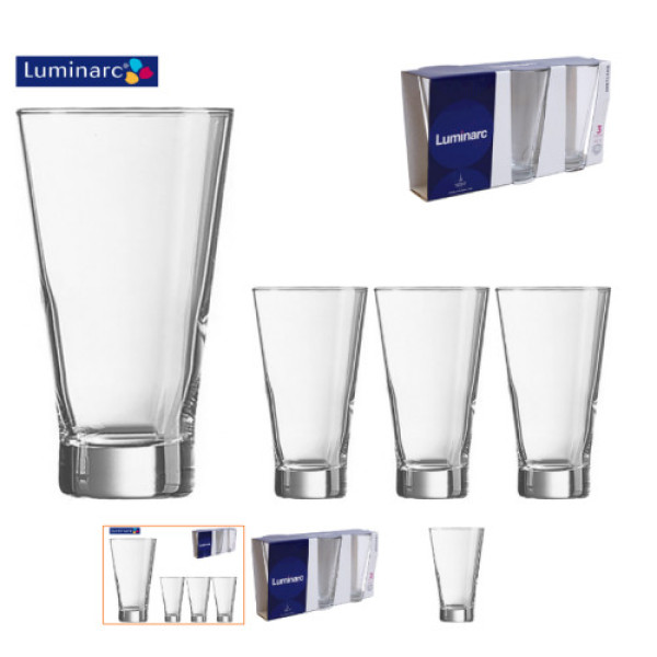 Набір склянок високих 350мл «Luminarc» Shetland 3шт P1432