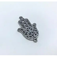 Кулони металеві. Колір античне срібло. Рука. 38мм