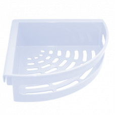 Поличка для ванної кутова 19*19*6см