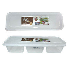 Контейнер для зберігання продуктів пл. 3 розділи (29,5*9,8*5,7)см