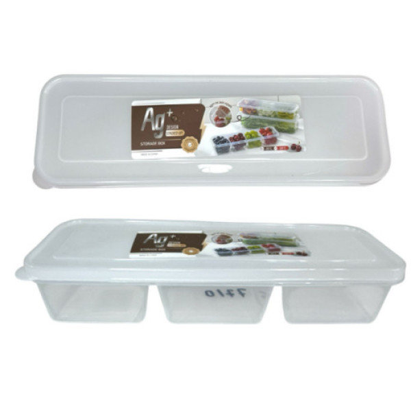 Контейнер для зберігання продуктів пл. 3 розділи (29,5*9,8*5,7)см