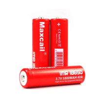 Акумулятор 18650 5800мАг 3,7В 40A Li-Ion Maxcail 9626 1шт