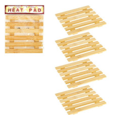 Підставка бамбукова під гаряче квадратна 17,5см RH-34