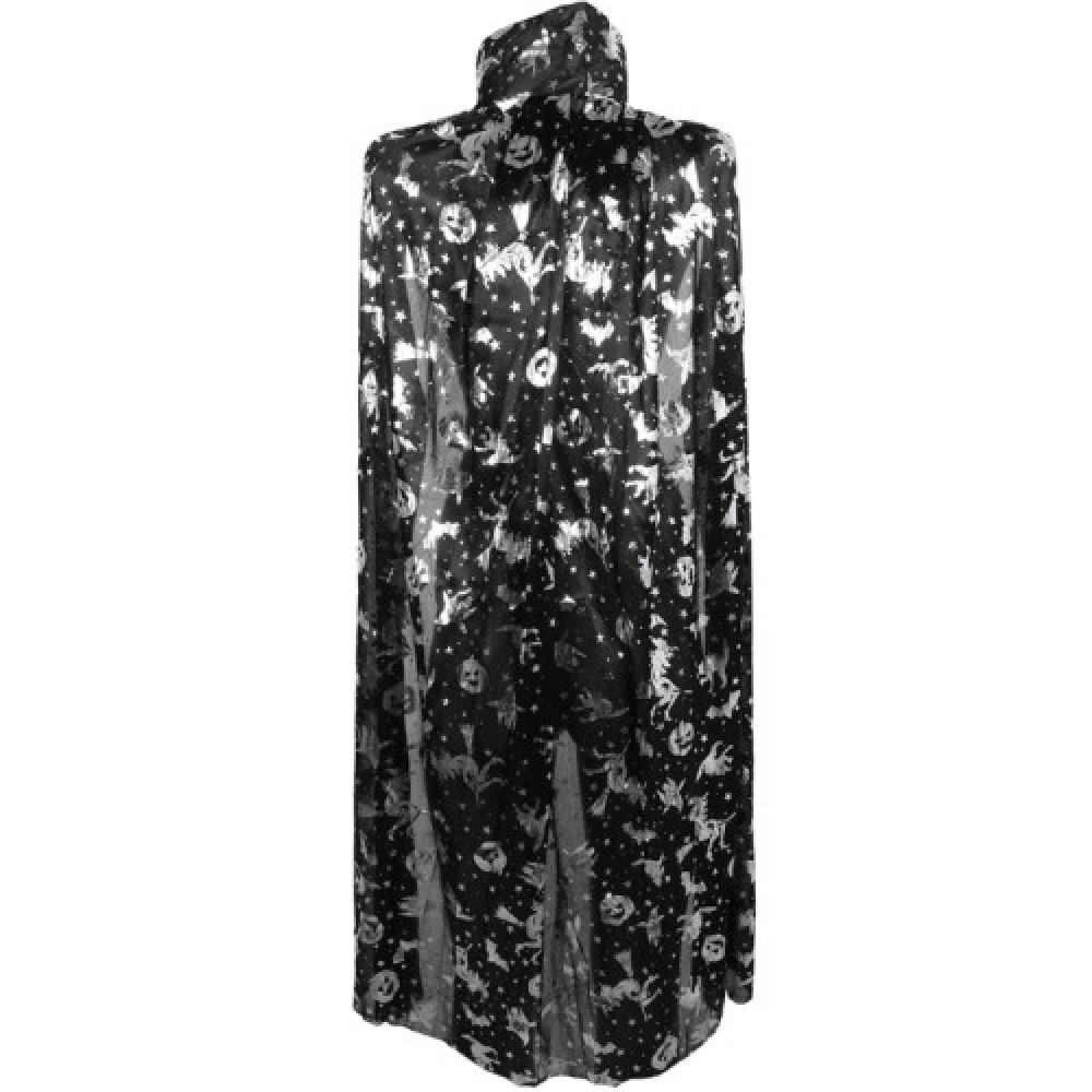 Плащ маскарадний для Хелловіна "Skeleton" 1.2м R62574 (200)