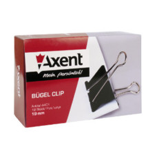 Біндер AXENT 19мм (12шт) 4401-А