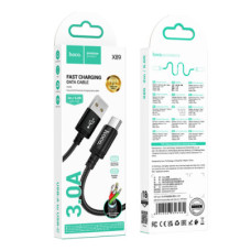 Кабель USB Hoco X89 Type-C 3A 2m (Чорний)