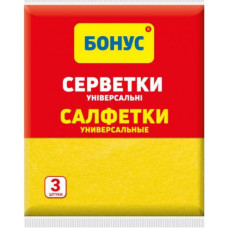 БОНУС Серветки віскозні 3шт NEW