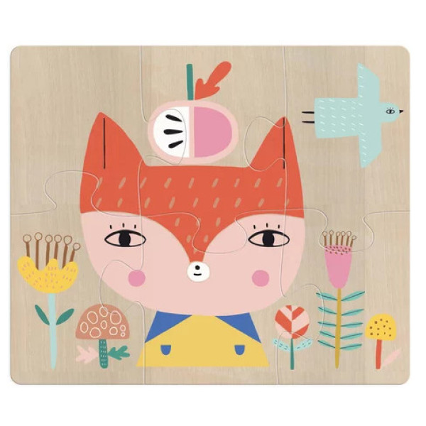 Дерев'яні пазли 2+