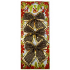 Бант №DC58-17738 3шт мішковина (00073)