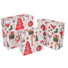 Новорічна подарункова коробка 73-5818 L