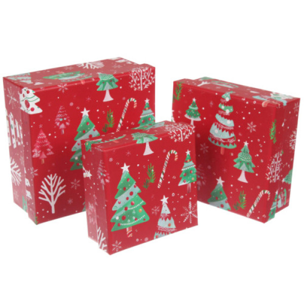 Новорічна подарункова коробка 73-5818 L