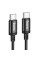 Кабель USB Hoco X91 60W Type-C to Type-C 3m (Чорний)