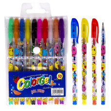 Набір ручок ароматизованих гелевих 10 кол. 805-10