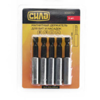 Магнітний тримач для насадок ¼ х 60 мм 5шт  в  уп  (СИЛА)