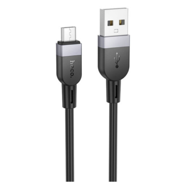 Кабель Hoco X109 Silicone Micro 2.4A 3m (Чорний)