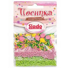 Посипка в стіках кульки+фігурні мікс 15г