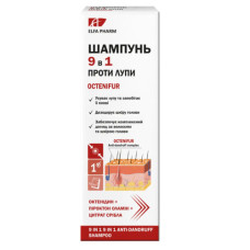 Шампунь проти лупи Elfa Pharm Octenifur 9 в 1, 200 мл