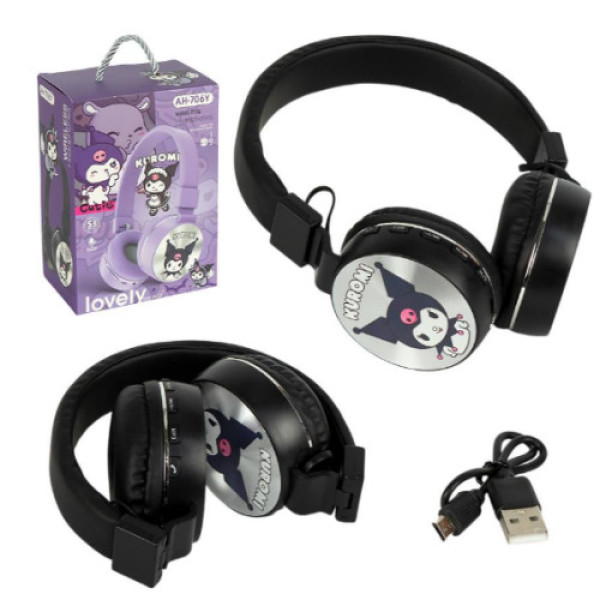 Навушники накладні Bluetooth з мультяшним персонажем