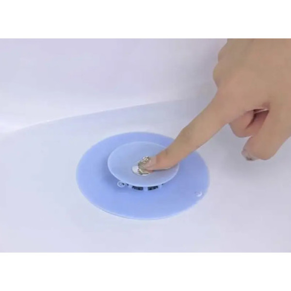 Пробка №WCT-509 силіконова для умивальника/ванни (200) (7301,35462)