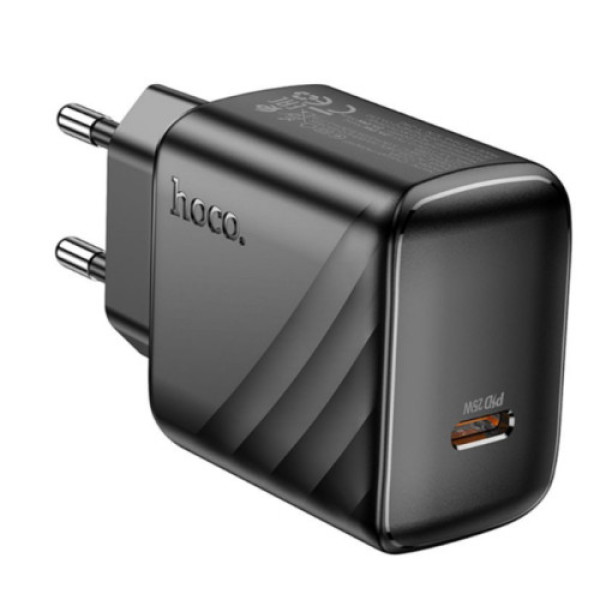 Мережевий Зарядний Пристрій Hoco CS24A 1USB-C PD/QC 25W (Чорний)