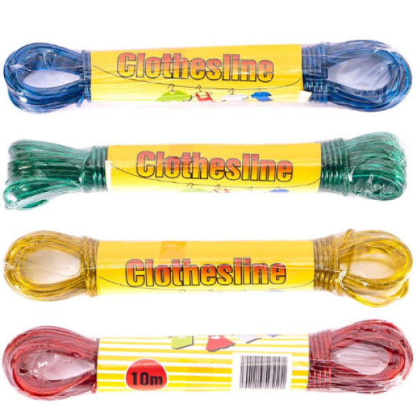 Мотузка для білизни 10 м армований  Х2-245