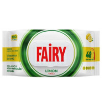 Вологі серветки для прибирання Fairy Лимон, 100 шт