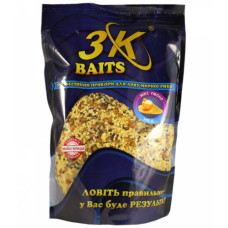 Прикормка 3k Baits Зерновий мікс Пшоно (мед) 500г