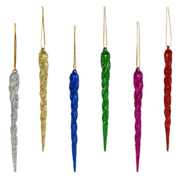 Набір-прикраса "Бурульки" 6шт KY18G341