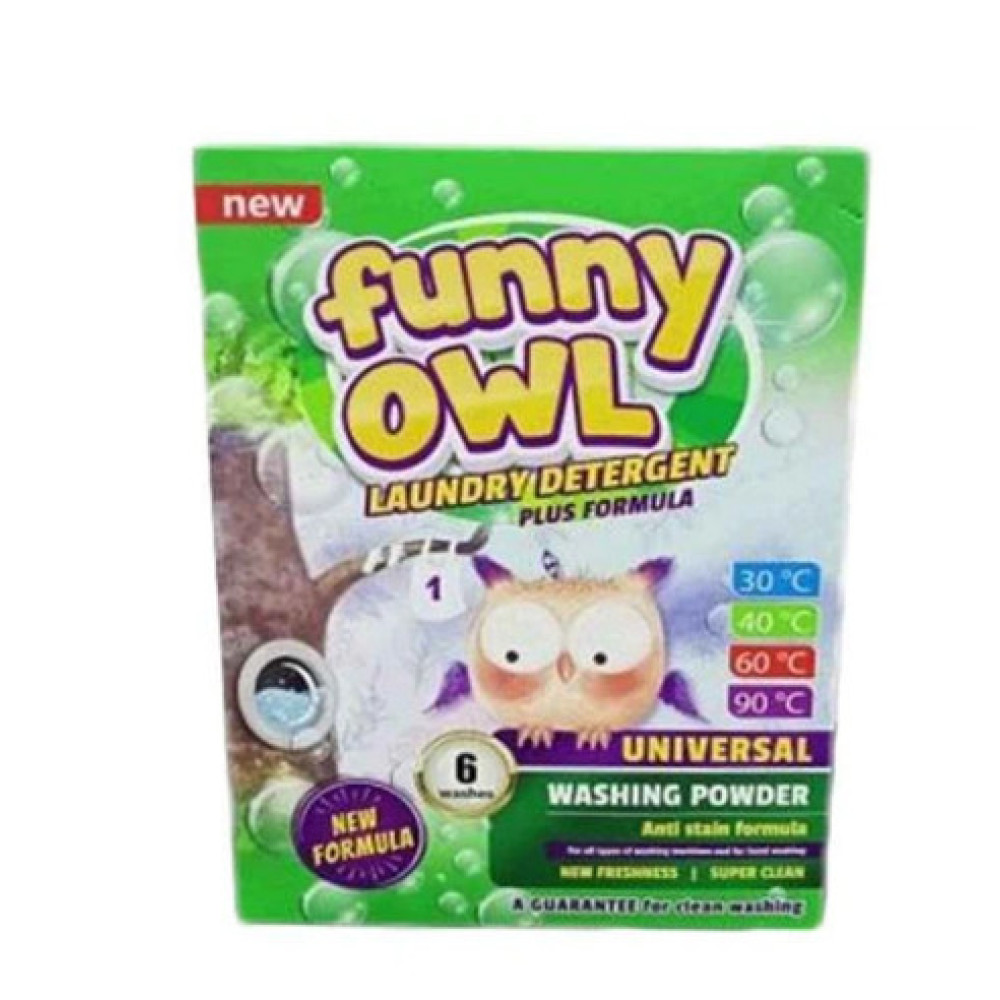 Funny Owl засіб мийний для прання порошкоподібний UNIVERSAL  420 г к/к
