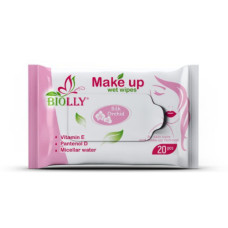 Вологі серветки "BIOLLY" make up 20шт/60 (арт.)