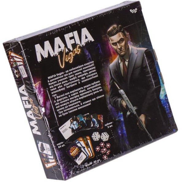 Розважальна гра "MAFIA Vegas" укр MAF-02-01U ДТ-БИ-07-73