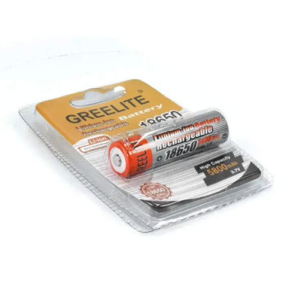 Акумулятор 18650 5800мАг 3,7В Li-Ion Greelite FST-01 1шт