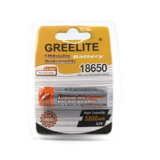 Акумулятор 18650 5800мАг 3,7В Li-Ion Greelite FST-01 1шт