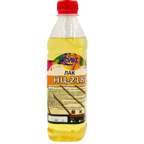 Лак НЦ-218 (0,34 кг) меблевий Блєск 0.4 л