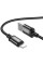 Кабель USB Hoco X89 Wind Lightning 2.4A 1m (Чорний)