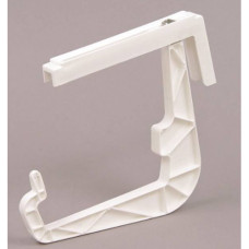 Кріплення для балконного ящика, білий флок