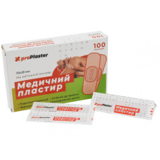 Лейкопластир "proPlaster" (70*18)mm 100шт в уп.