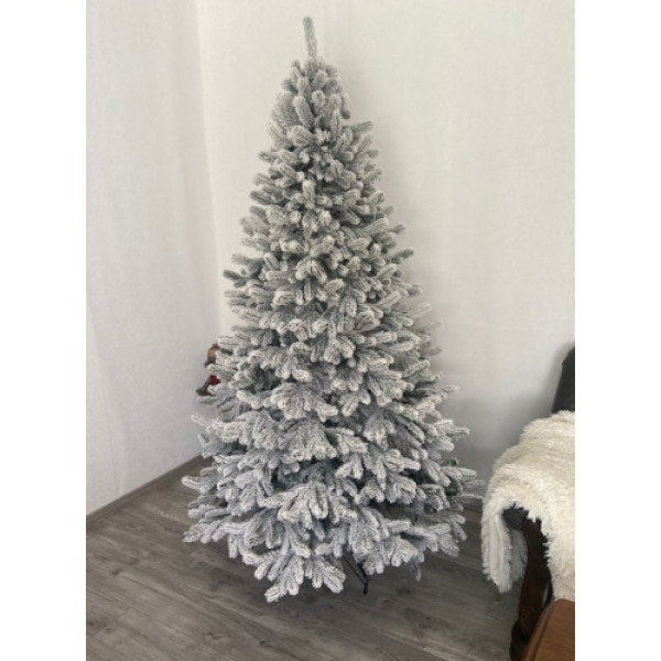 Ялинка Лита Ковалівська засніжена, ЗЕЛЕНА 150 см.