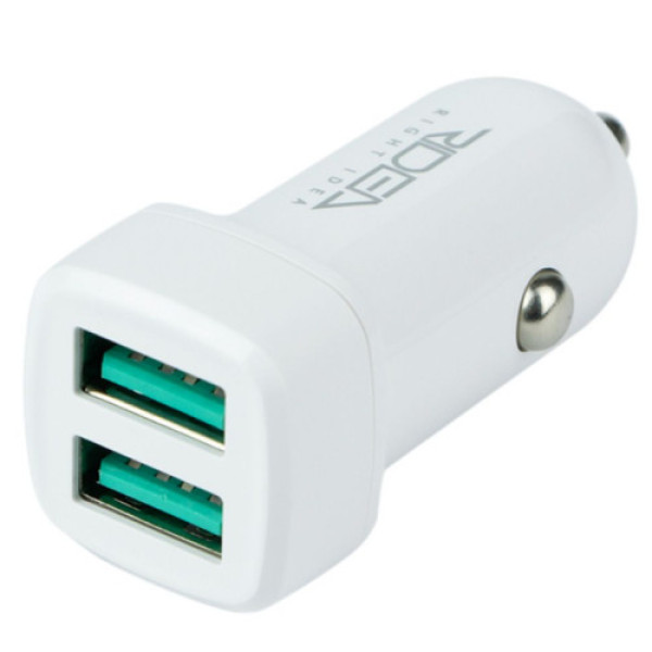 Автомобільний Зарядний Пристрій Ridea RCC-21012 Grand 2USB 2.4 A (Чорний)