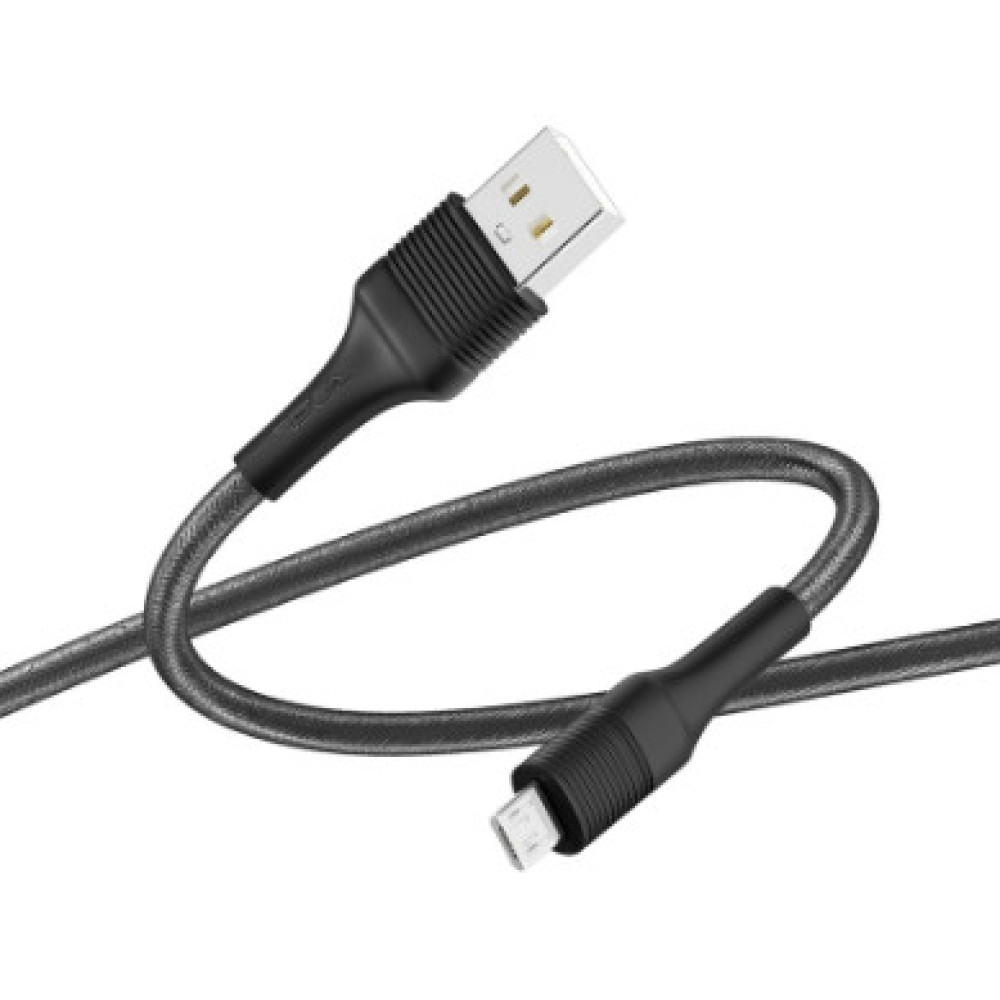 Кабель USB Ridea RC-ST74 StablePro Micro 3A (Чорний)