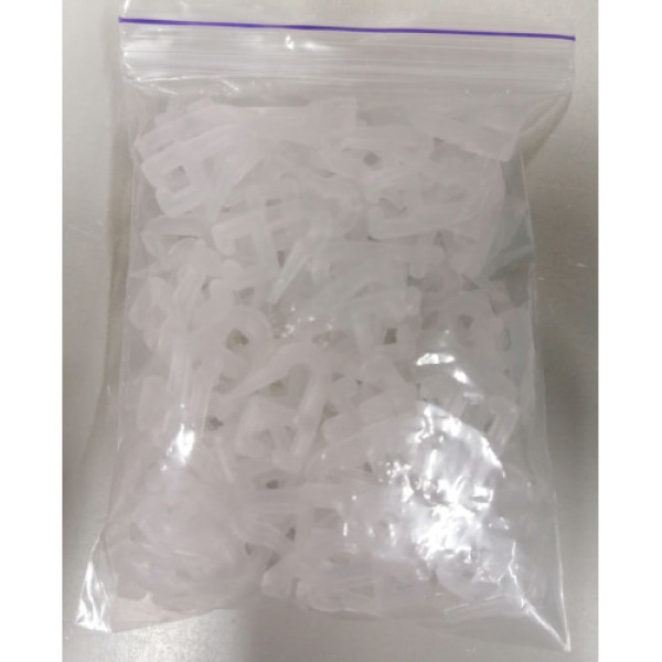 Гачок прозорий для штор уп. П