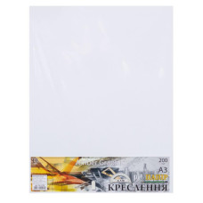 Папір для креслення А3 AmberGraphic "Графіка" 10 аркушів, 200г/м²
