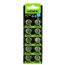 Батарейка VIDEX AG13 LR44 1шт.