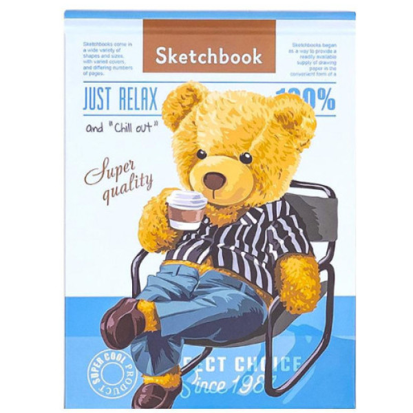 Блокнот скетчбук "Мандарин" тверда обкл. 36 арк