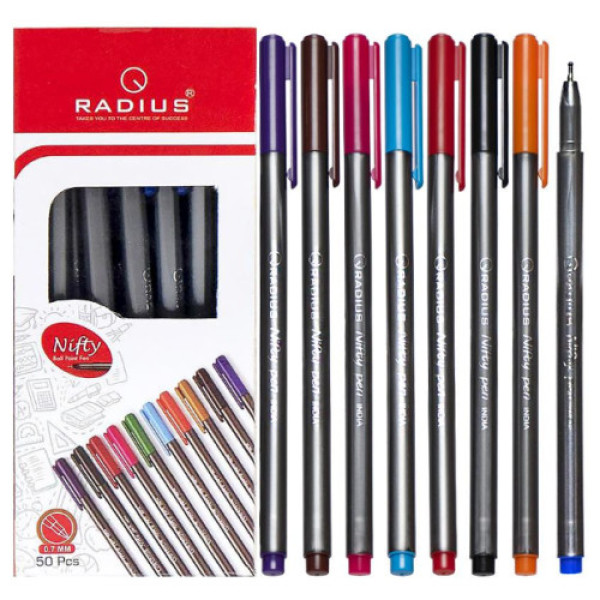 Ручка "Nifty Pen" RADIUS кулькова, синя