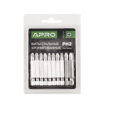 51110/309133 Бита APRO PH1*50мм хром 10шт/уп (APRO)