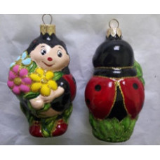 Скляна іграшка 1177 Божа корівка