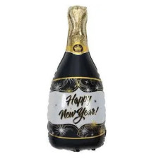 Надувий шар пляшка шампанського HAPPY NEW YEAR