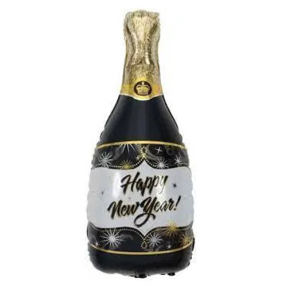 Надувий шар пляшка шампанського HAPPY NEW YEAR